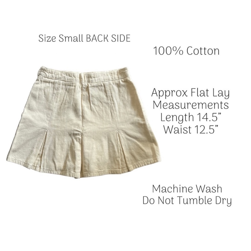 $59ea BOGO FREE Urban Outfitters corduroy sizes S&M mini skirts - Picture 3 of 6